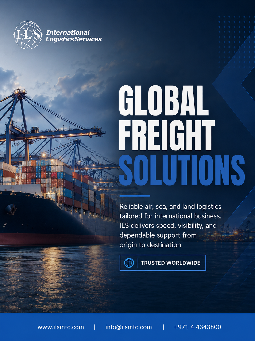ILS social media design — Global Freight Solutions